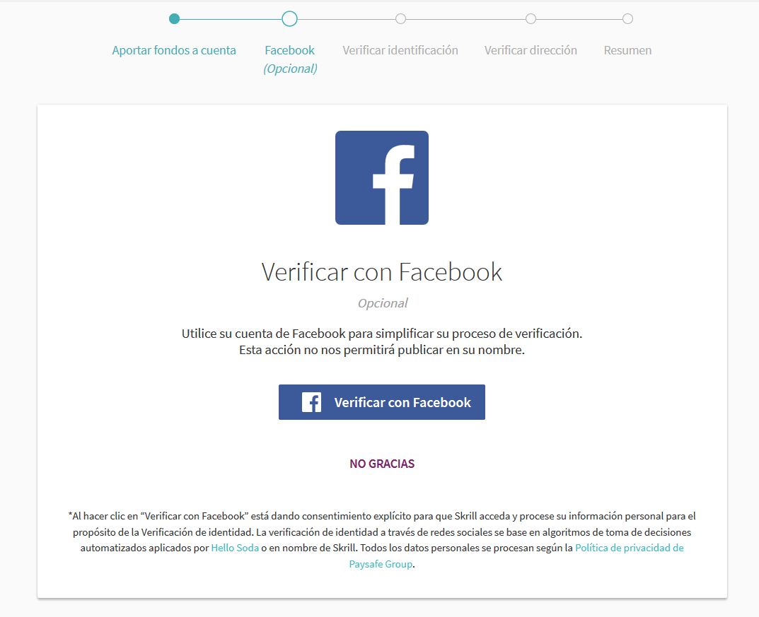 verificar cuenta skrill venezuela con facebook
